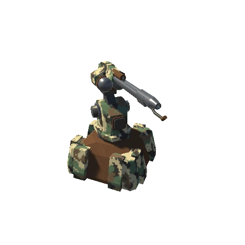 Flamethrower v1 - Woodland Camo